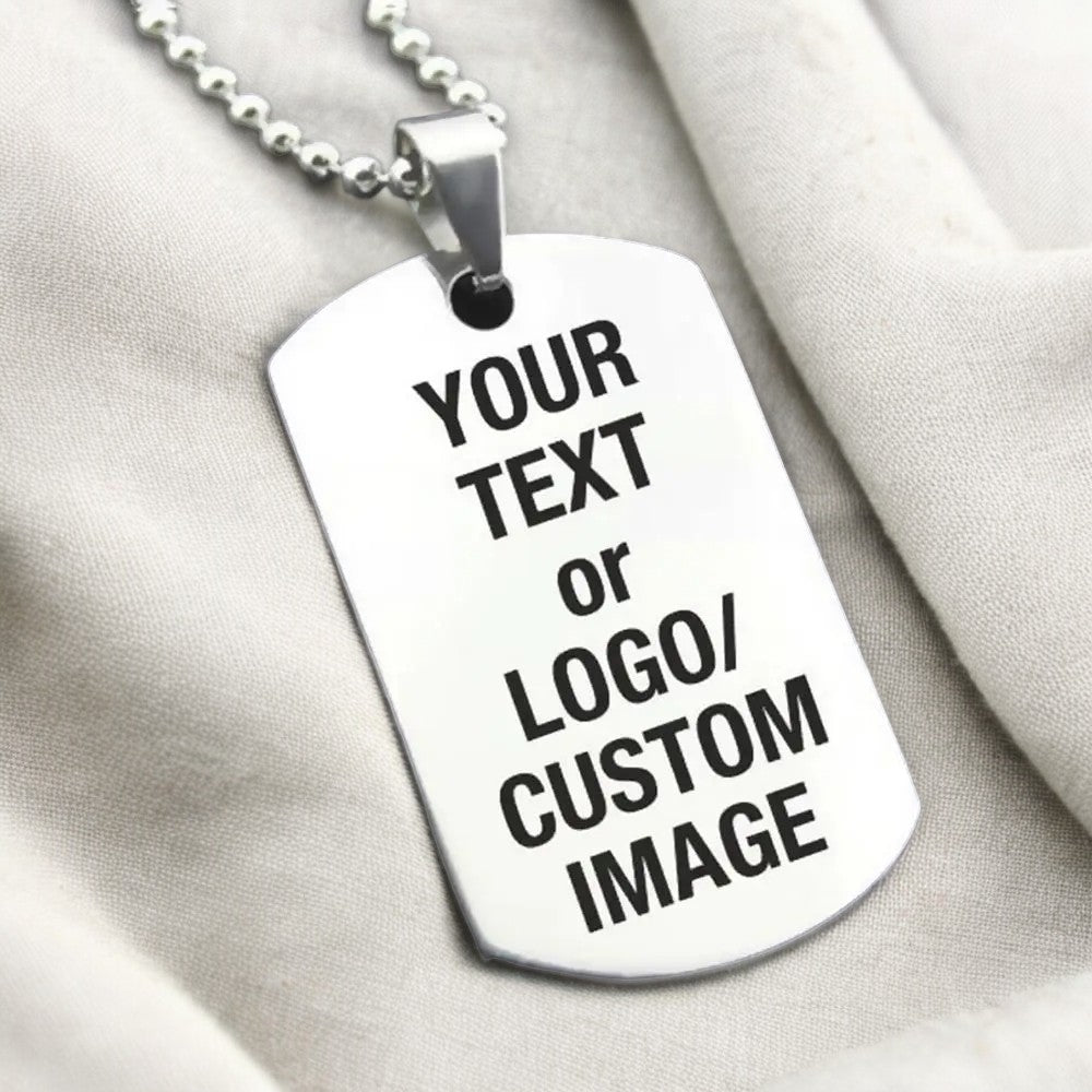 CUSTOM DOG TAG CHAIN