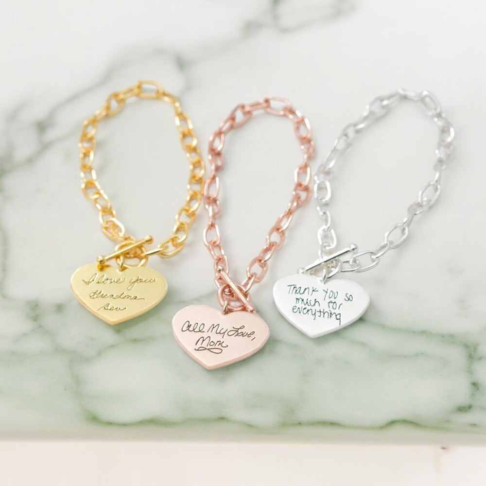 HAND WRITTEN FONT BRACELET