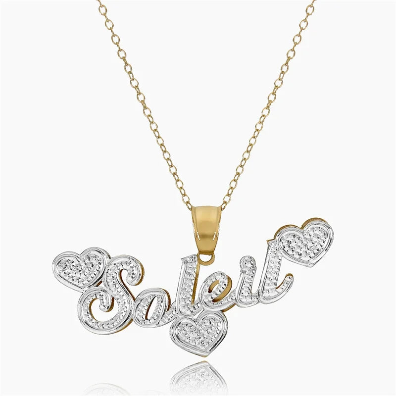 FIGARO HEART NAME NECKLESS