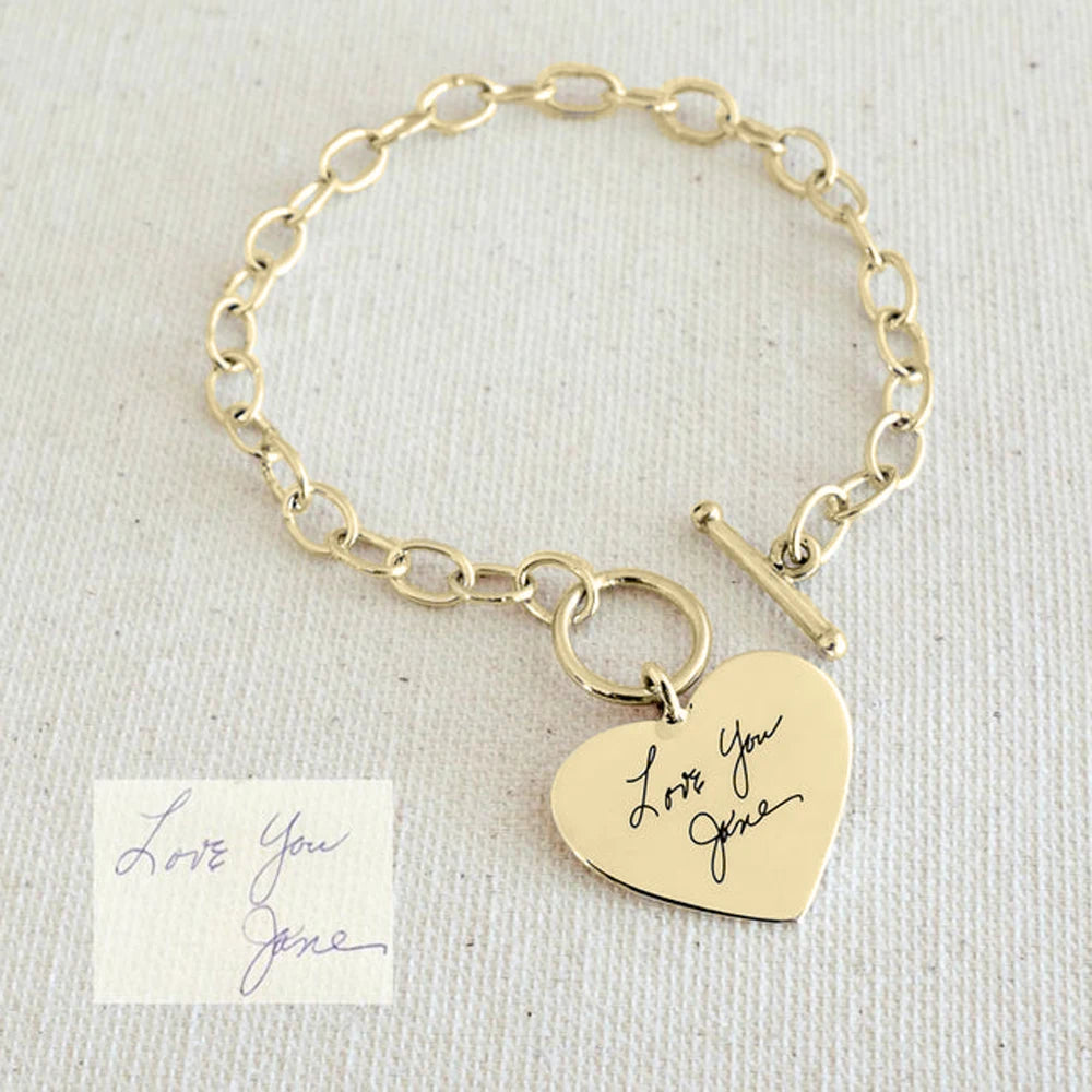 HAND WRITTEN FONT BRACELET