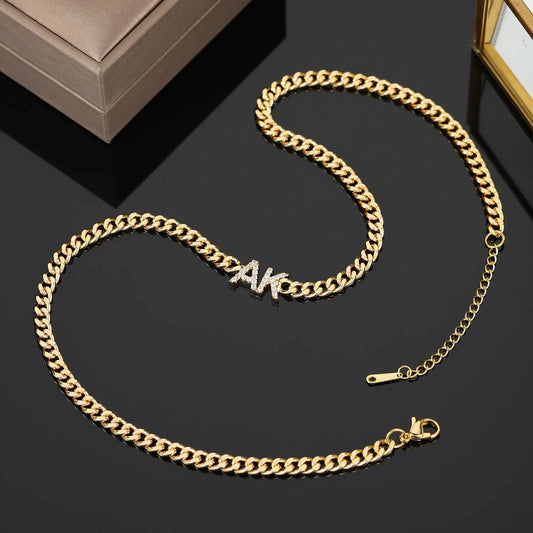 CUSTOMIZED ZIRCOIN CHAIN NECKLESS