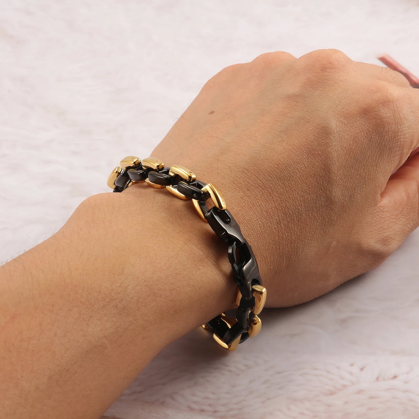 HOLLOW LINK CHAIN NECKLESS/BRACELET