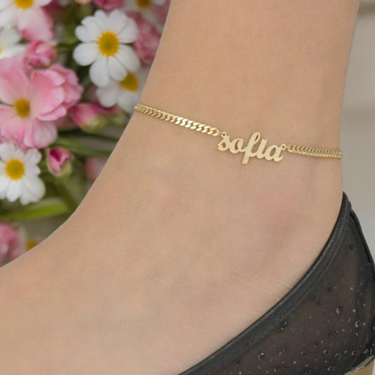 CUSTOM NAME ANKLET