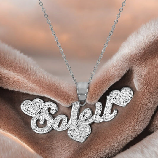 FIGARO HEART NAME NECKLESS